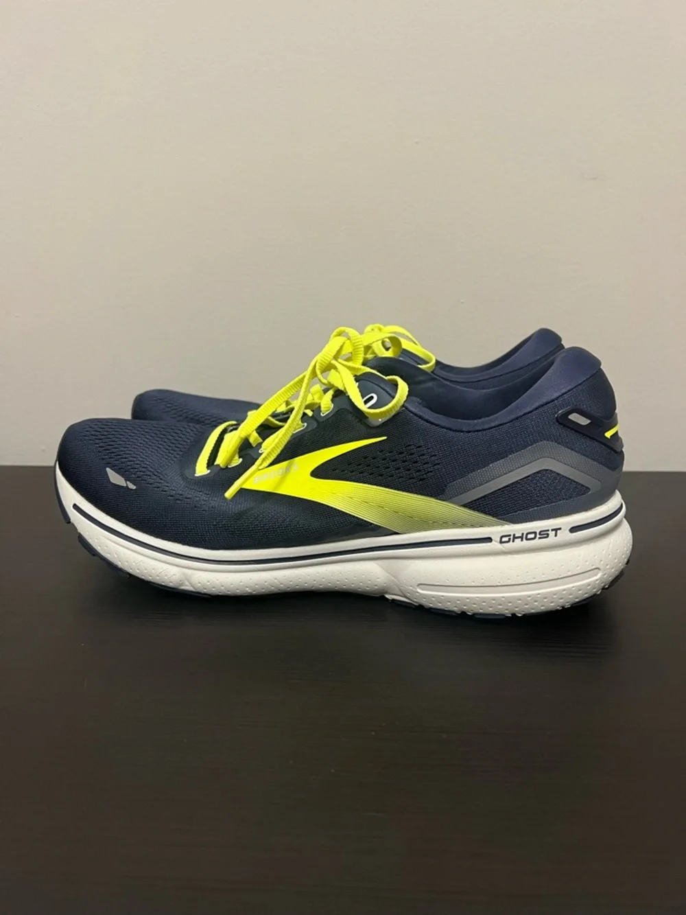 Brooks Ghost 15 Peacoat Nightlife Grey Men's Size 11.5 Navy Running Walking Gym